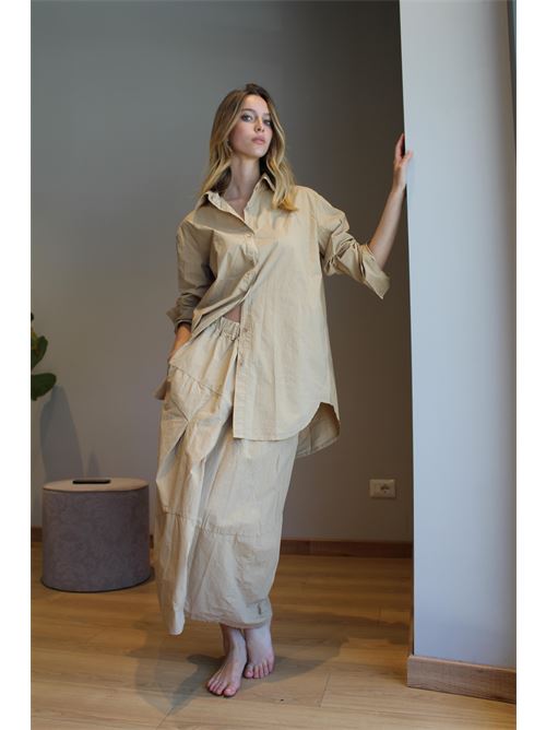 Gonna in cotone con coulisse DIECI MINUTI | 10592